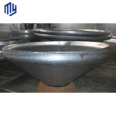 China Circle Head Code Carbon Steel Conical Cone End Covers for Storage Tank Boiler Parts for sale