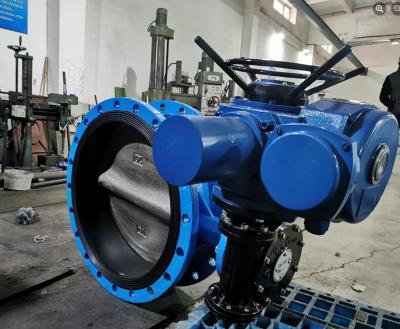 China Water System Best Seller Double Flanged Connect Butterfly Valve with Replaceable Seat for sale