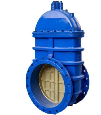 China Large Size Flanged Ductile Iron Sluice Gate Valve for Water Long Service Life for sale