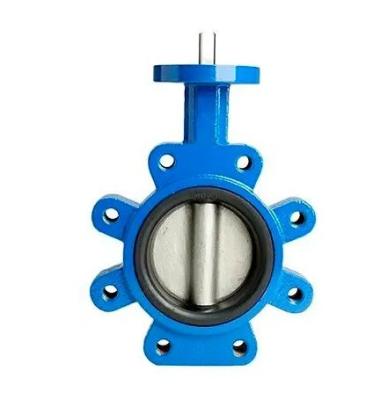 China General Ductile Iron Carbon Steel Operated Wafer Lug Butterfly Valve for OEM Port Size for sale