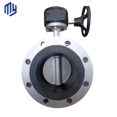 China Gas and Water Heater Service Valves for Ductile Iron Stainless Steel Single Flange Butterfly Valve for sale