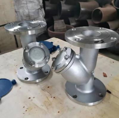 China Smooth Drainage ANSI ASTM Stainless Steel Y Strainer with Support After-sales Service for sale