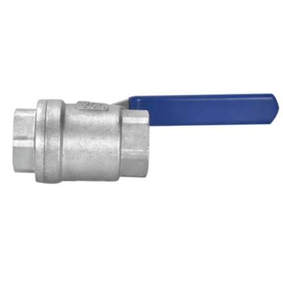 China Customized 2PC Stainless Steel Full Port Ball Valve with Port Size See Below Drawing for sale