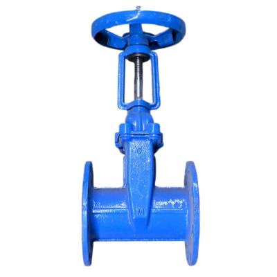 China Y Type Large Diameter Valve Ductile Iron Soft Sealing Flange Gate Valve Z41X-16Q DN300 for sale