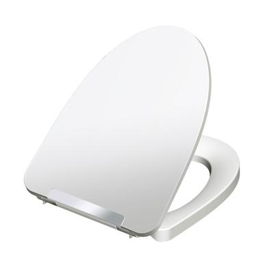 China 501701 Slow-end Toilet Seats Easy Install Urea Top Cover Soft Narrow UF V Fix Toilet Seat for sale