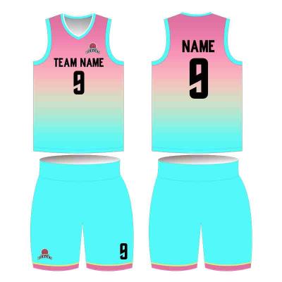 China Quick Dry Kailejian 2021 New Basketball Tank Top Sets Reversible Basketball Custom Made Team Uniforms Freely Add Your Logo, Name, Number for sale