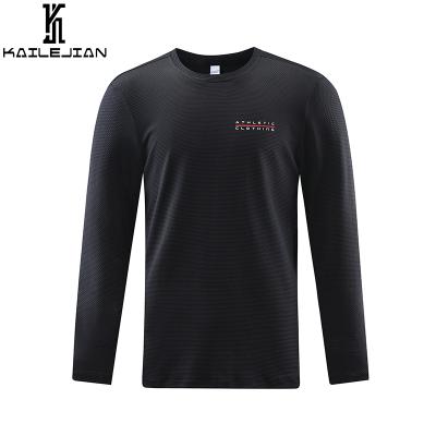 China 2021 Breathable Men Compressed High Quality Sport Wear Gym Designer Compression Shirts Custom Full Color T-shirt Long Sleeve T-Shirts for sale