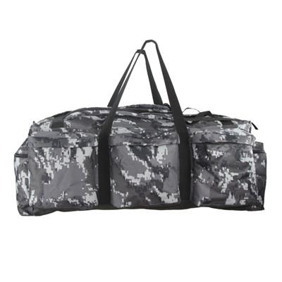 China Adjustable Padded Travel Duffle Bag Durable Construction In Camo Print for sale