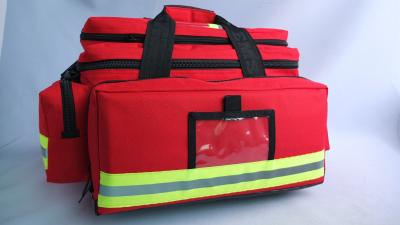 China Shockproof First Aid Medical Bags With 5 Section Central Compartment for sale