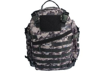 China Easily Carry Military Camo School Backpack , Double Stitched Camo Hiking Backpack for sale