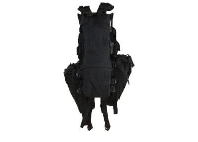 China Anti - Shrink Lightweight Tactical Vest , Black Tactical Ballistic Vest for sale