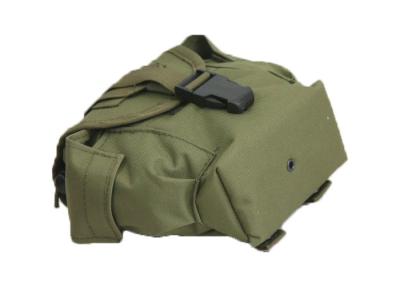 China Lastic Cord Clip Military Tool Pouch Flap Over Design With Velcro And Buckle Release for sale