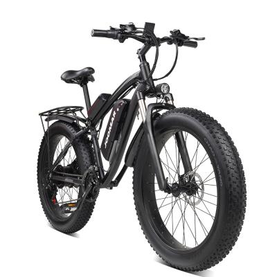 China 1000W 48V 17AH Mountain Bike Men's Electric Bike Mountain Bike Beach Snow Electric Bicycle 4.0 Motor Convenient Fat Tire for sale