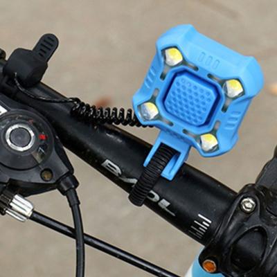 China ABS New USB Charging LED Bicycle Light Bicycle Horn Bicycle Accessories for sale