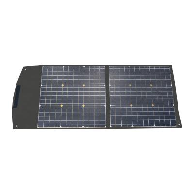 China Optional PET/ETFE Portable Foldable Solar Panel 100W Charger Kit 18V DC Output For Portable Generator Power Station Cell Phone Laptop Charging for sale