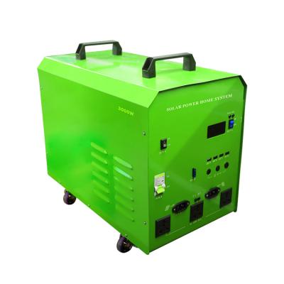 China Pure Sine Wave Solar Home System 2000W LiFEPO4 1200Wh Winter Power Supply Factory Price for sale