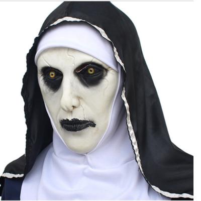 China Wholesale Novelty Momo Nun Momo Full Face Novelty Monster Creepy Crawling Latex Mask Halloween Mask Spot Horror Air Mask for sale