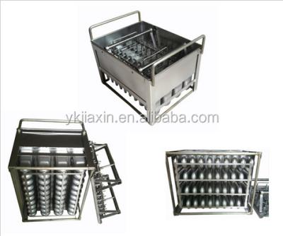 China Stainless Steel Ice Pop Mold Maker 40 Holes Ice Cream Sticks Basket Mold for sale