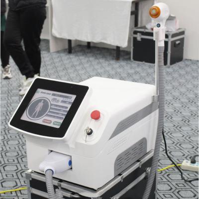 China Portable 755/808/1064nm hair removal machine depilacion diode laser 808nm diode laser hair removal trio wavelengths diode laser for sale