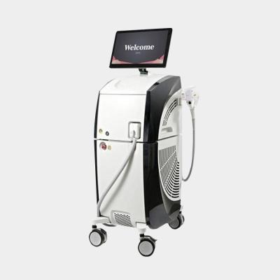 China 2021 New Design Painless Triple Wave 755+ 808+1064nm Diode Laser Hair Removal Machine Whitening for sale