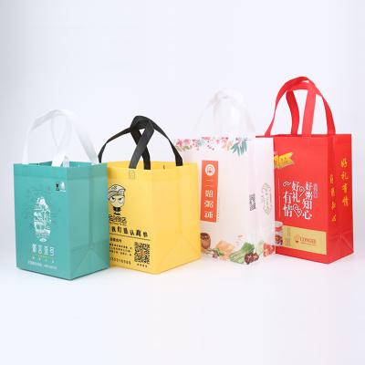 China China supplier taobao agent bag handled cheap logo printing new non woven bag shopping bag for sale