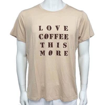 China New Design Breathable Sustainable T Shirts Made From Recycled Coffee Grounds For Men for sale