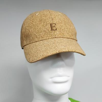 China COMMON Eco-Friendly Recycled Cork Baseball Caps Sports Hat Wholesale Baseball Hat for sale