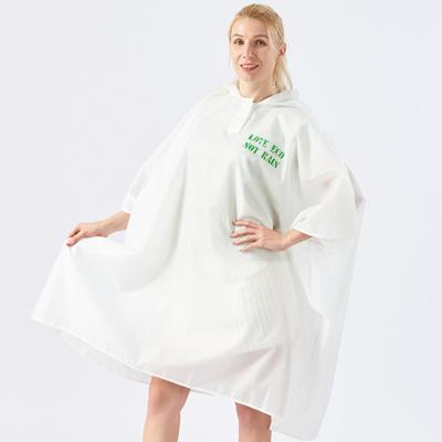 China Custom Reusable Eco-Friendly Recycled Rain Poncho Fabric Raincoat Fabric Single Person Rain Poncho for sale