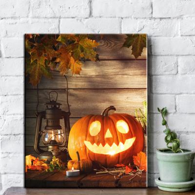 China American Style Halloween Custom Prints Pictures Posters Canvas Painting Hot Sale Wall Art Print Design On Canvas For Hotel Home Decoration for sale