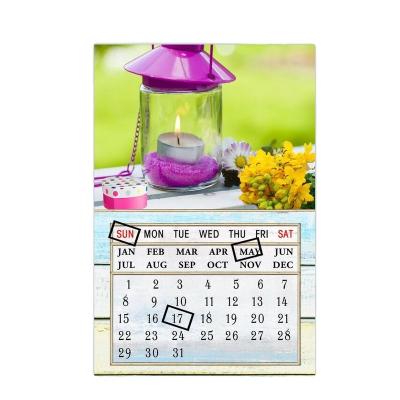 China LED Modern Wholesale Custom Canvas Decorative Painting With Calendar Wall Decoration Art Home Decor for sale