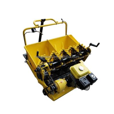 China Farm high efficiency hand planter for diesel engine garlic/gasoline engine garlic seeder machine for sale