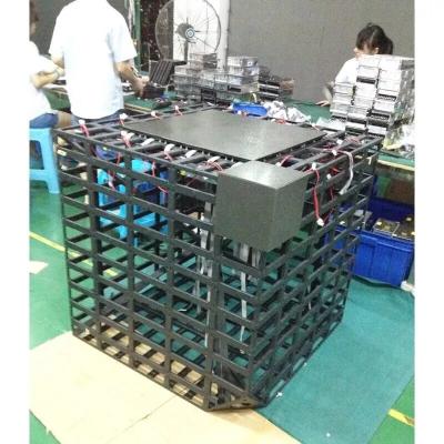 China Live Events Led Display P3 six faces irregular shape indoor full color magic cube led display screen for sale