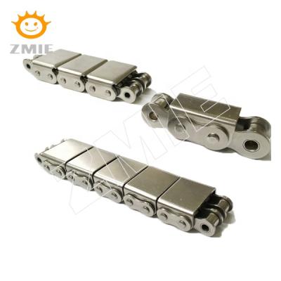 China Factory Stainless Steel Conveyor Chain With Rubber Blocks for sale