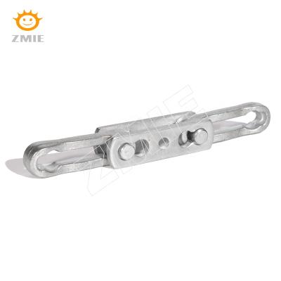 China Galvanized Forged Machinery Repair Shops Chain Trolley System S228 Light Duty Rivetless Overhead Power And Free Detachable for sale