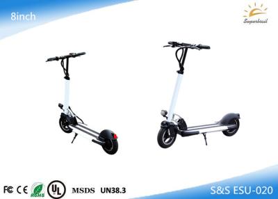 China 400W vespa eléctrica plegable del motor del eje de 10 pulgadas con la lámpara del coche del LED en venta