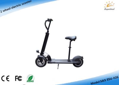 China Black Folding Motorized Scooter Bike Rechargeable 10.4Ah Battery for sale