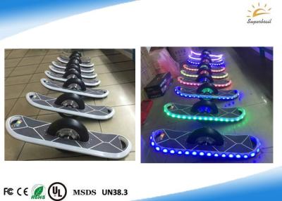 China 500W E Wheel Skateboard , One-Wheel Skateboard With LED Light for sale