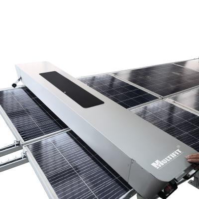 China Cleaner Schedule / Speed ​​Adjust / Directions Adjust Multifit 525M Automatic Solar Panel Photovoltaic Solar System 72HPH Smart Panel Robot Brush Cleaner Cleaner Robot for sale