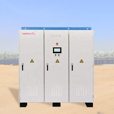 China Vmaxpower 200KW 3 Phase DC AC 1mw Inverter 100kw Solar Panel Solar Generator 200kw Off Grid Power Batteryless Hybrid Inverter 1910*1160*1820mm for sale