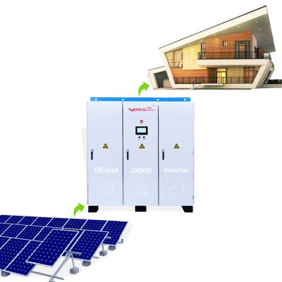 China Vmaxpower 200KW Solar Power System Hybrid Off Grid Power Inverter 300K Industrial Solar Power Generators For 500KW Solar Power System for sale