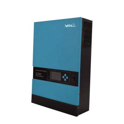 China Vmaxpower 5KW Hybrid Inverter With MPPT Controller Working Without Battery Single Phase Solar Inverter For Grid Solar System 100*300*440mm for sale