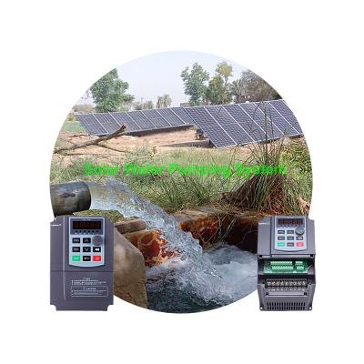 China Home Automatic Submersible Pump VFD Inverter Water Solar Power MPPT Agriculture Irrigation Automatic Solar Pumping System for sale