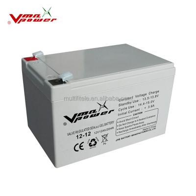 China Vmaxpower 12V 100AH ​​Solar Battery Power Energy System Home Lead Acid Battery For Solar Inverter 12V 150AH 200AH Battery for sale