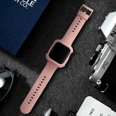 China Wholesale Water Resistant 38mm 42mm Customization OEM Watch Band For Apple Watch Series 1 2 3 4 5 6 TPU Material Watch Band Strap for sale