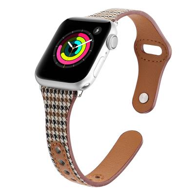 China Fashion Slim Smart Watch Band For Apple Watch Se 42 5 44 40 38Mm Strap Series 4 3 2 1 Strap Strap Wristband for sale