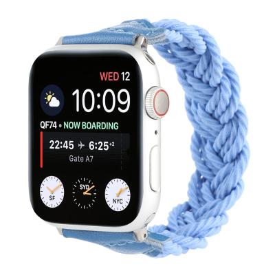 China Fabric For Apple Watch Series 4 Watch Strap 5 6 40mm Braided Rope for sale