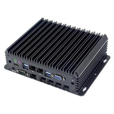 China For Embedded Fanless Business 6 LAN Computer Mini Industrial PC for sale