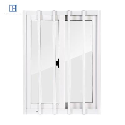 China Sliding White color frame aluminum window sliding double glazed with grill design window and door designs for sale