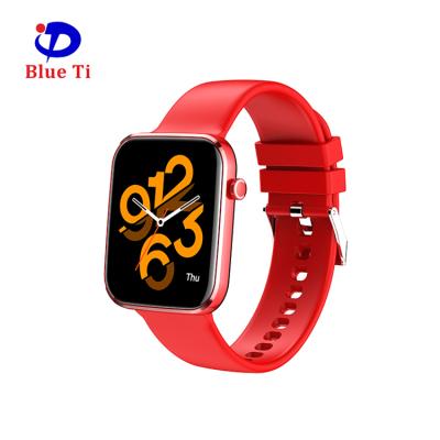 China Touch Screen Sleep Monitoring Temperature Heart Rate And Blood Pressure IP68 Waterproof Smart Watch for sale