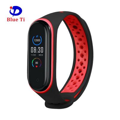 China MP3 playback m6 smartband fitness tracker bracelet blood pressure heart rate BP monitor 150mAh big battery waterproof fitness band for sale